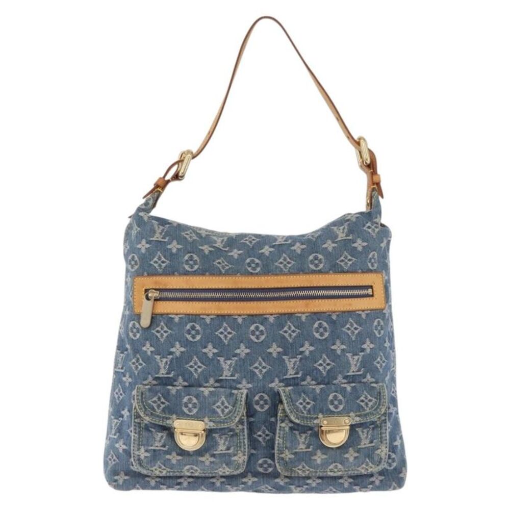 Louis Vuitton Baggy Grand Modèle Denim Blue Canvas Handbag